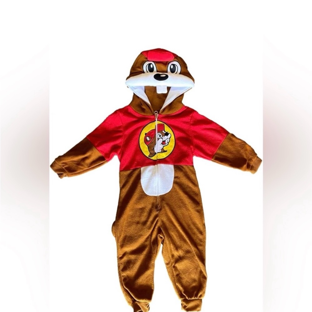 Buc-ee’s unisex KIDS Beaver Pajamas Halloween Costumes Onesies